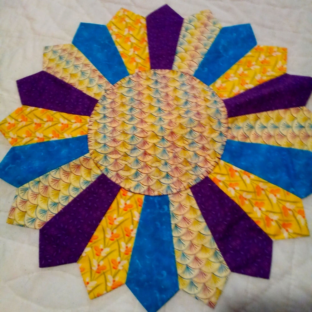 Colorful Patchwork Quilt table mat